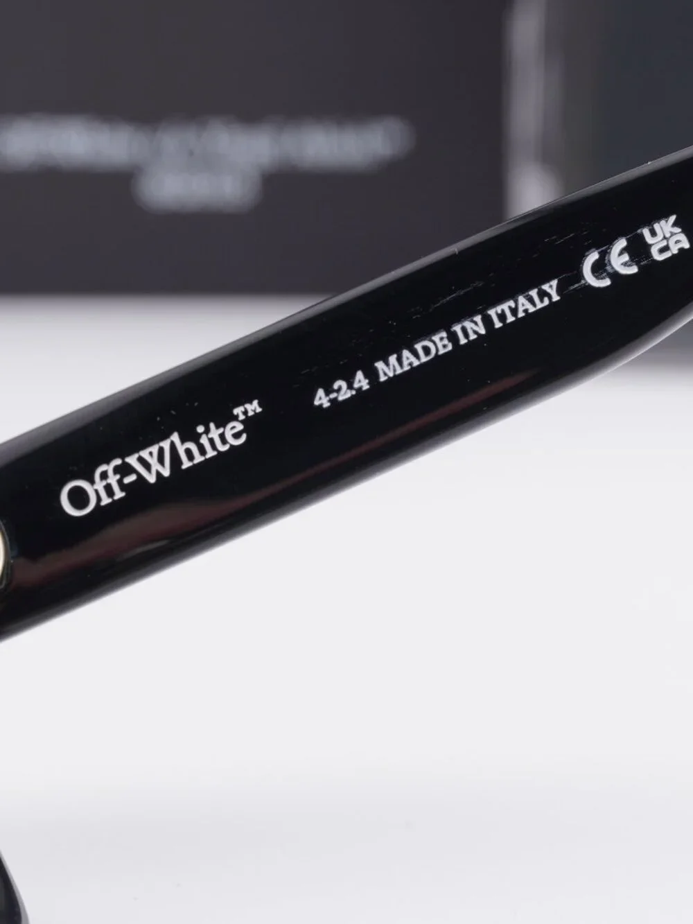 Off-White OERI108 MIDLAND 1007 Square Sunglasses – Black / Grey